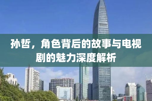 孙哲，角色背后的故事与电视剧的魅力深度解析