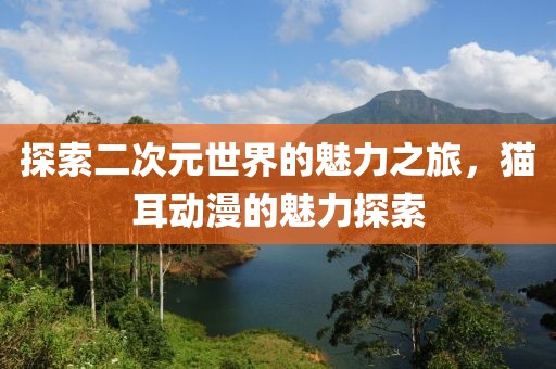 探索二次元世界的魅力之旅，猫耳动漫的魅力探索