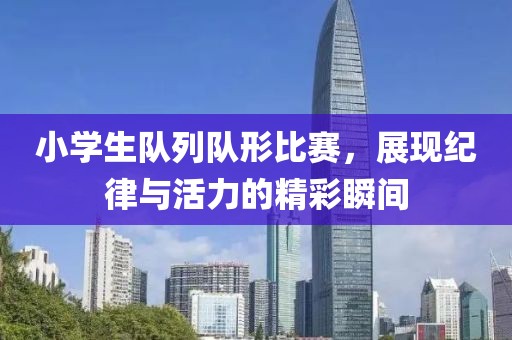 小学生队列队形比赛，展现纪律与活力的精彩瞬间