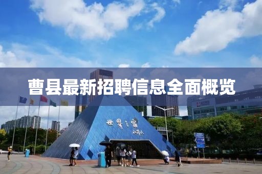 曹县最新招聘信息全面概览