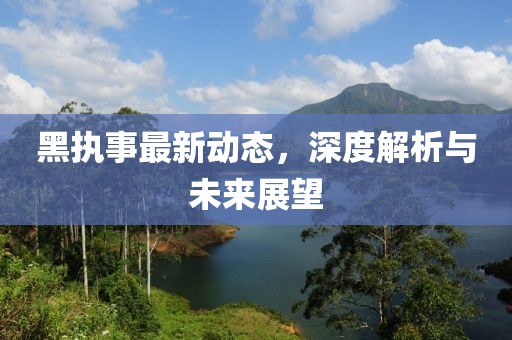 黑执事最新动态，深度解析与未来展望
