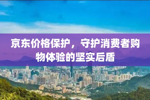 京东价格保护，守护消费者购物体验的坚实后盾