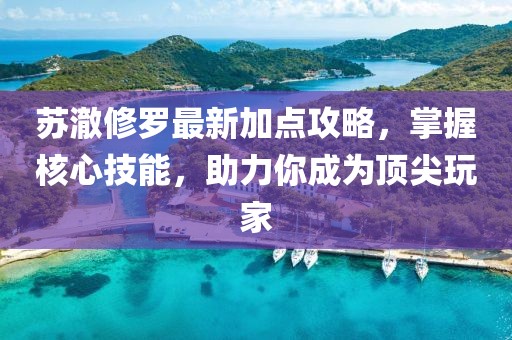 苏澈修罗最新加点攻略，掌握核心技能，助力你成为顶尖玩家