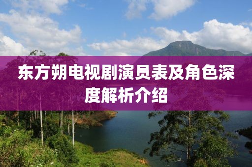 东方朔电视剧演员表及角色深度解析介绍