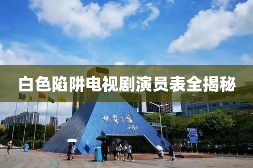 白色陷阱电视剧演员表全揭秘