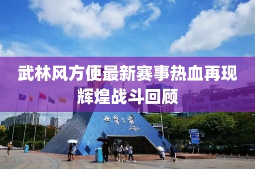 武林风方便最新赛事热血再现辉煌战斗回顾