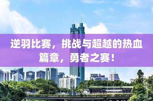 逆羽比赛，挑战与超越的热血篇章，勇者之赛！