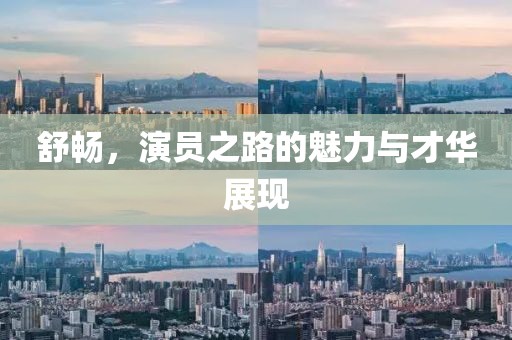 舒畅，演员之路的魅力与才华展现