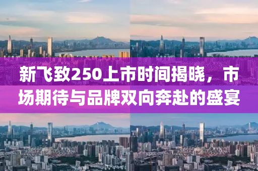 新飞致250上市时间揭晓，市场期待与品牌双向奔赴的盛宴