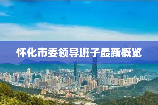 怀化市委领导班子最新概览