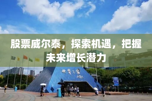 股票威尔泰，探索机遇，把握未来增长潜力