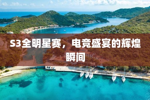 S3全明星赛，电竞盛宴的辉煌瞬间