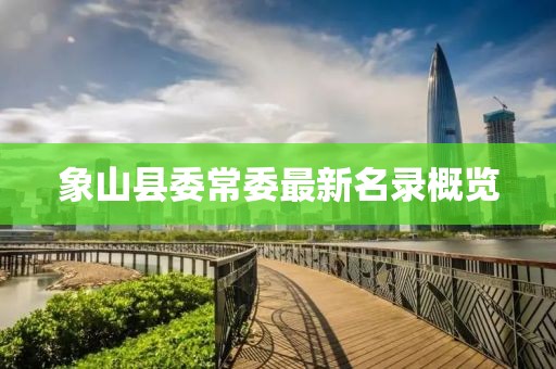 象山县委常委最新名录概览