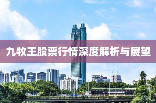 九牧王股票行情深度解析与展望