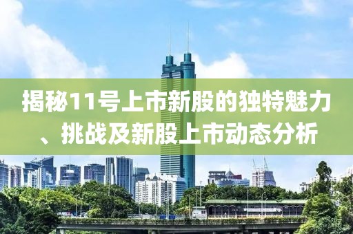 揭秘11号上市新股的独特魅力、挑战及新股上市动态分析