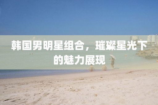 韩国男明星组合，璀璨星光下的魅力展现