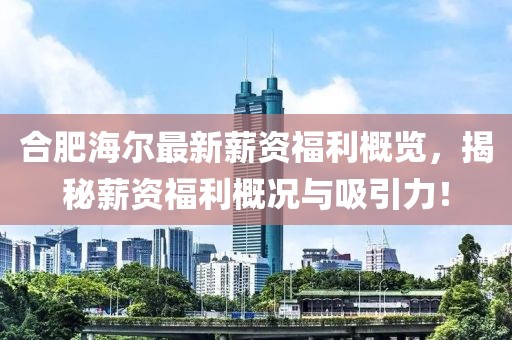 合肥海尔最新薪资福利概览，揭秘薪资福利概况与吸引力！
