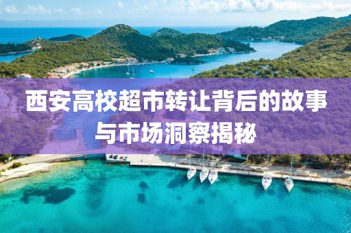 西安高校超市转让背后的故事与市场洞察揭秘