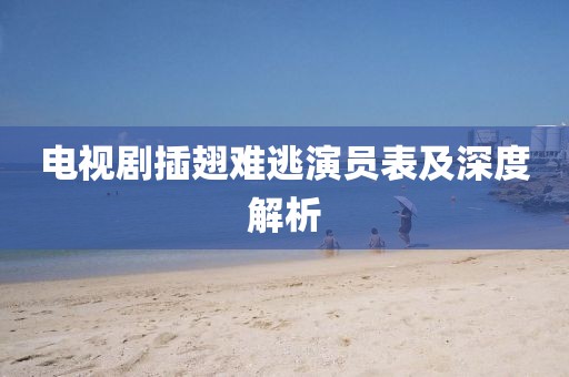 电视剧插翅难逃演员表及深度解析