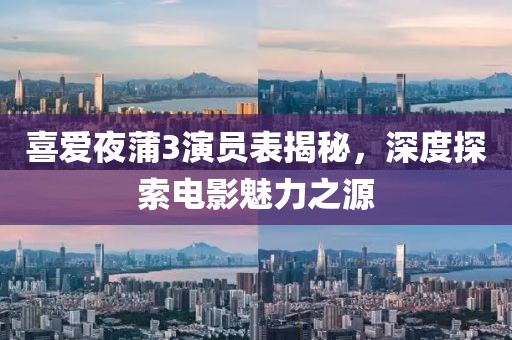 喜爱夜蒲3演员表揭秘，深度探索电影魅力之源