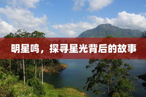 明星鸣，探寻星光背后的故事