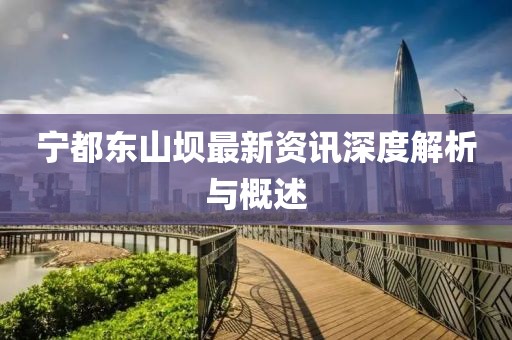 宁都东山坝最新资讯深度解析与概述