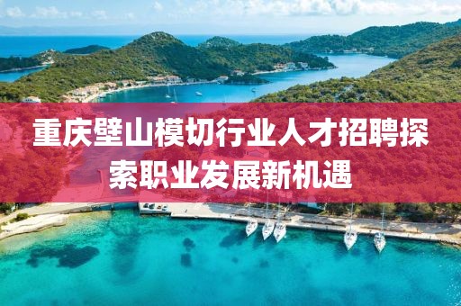 重庆壁山模切行业人才招聘探索职业发展新机遇