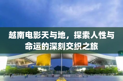 越南电影天与地，探索人性与命运的深刻交织之旅