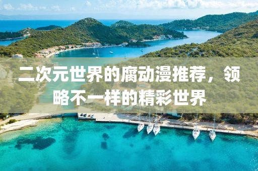 二次元世界的腐动漫推荐，领略不一样的精彩世界