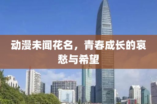 动漫未闻花名，青春成长的哀愁与希望