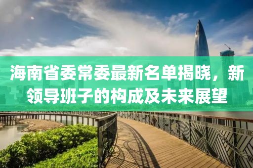 海南省委常委最新名单揭晓，新领导班子的构成及未来展望