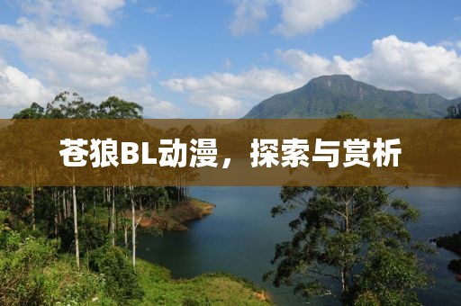 苍狼BL动漫，探索与赏析
