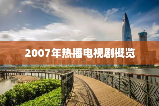 2007年热播电视剧概览