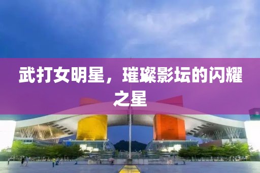 武打女明星，璀璨影坛的闪耀之星