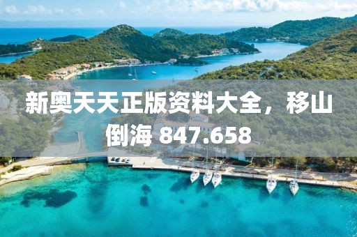 新奥天天正版资料大全，移山倒海 847.658