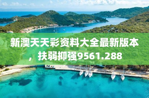 新澳天天彩资料大全最新版本，扶弱抑强9561.288