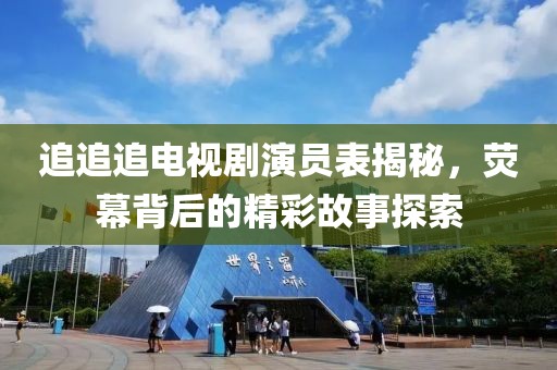 追追追电视剧演员表揭秘，荧幕背后的精彩故事探索