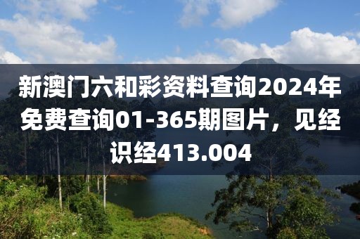 新澳门六和彩资料查询2024年免费查询01-365期图片，见经识经413.004