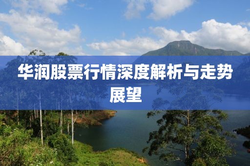 华润股票行情深度解析与走势展望