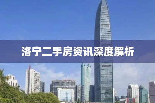 洛宁二手房资讯深度解析