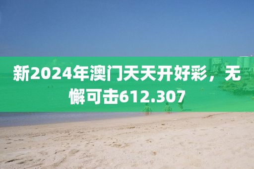 新2024年澳门天天开好彩，无懈可击612.307
