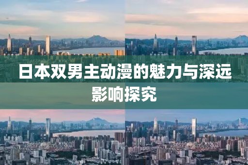 日本双男主动漫的魅力与深远影响探究