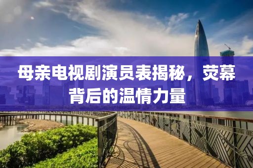 母亲电视剧演员表揭秘，荧幕背后的温情力量