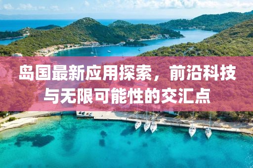 岛国最新应用探索，前沿科技与无限可能性的交汇点