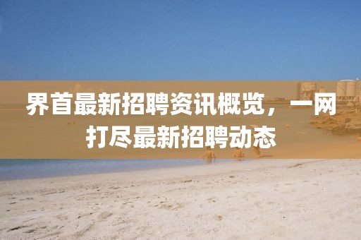 界首最新招聘资讯概览，一网打尽最新招聘动态
