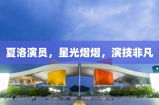 夏洛演员，星光熠熠，演技非凡