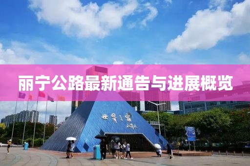丽宁公路最新通告与进展概览