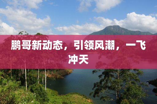 鹏哥新动态，引领风潮，一飞冲天