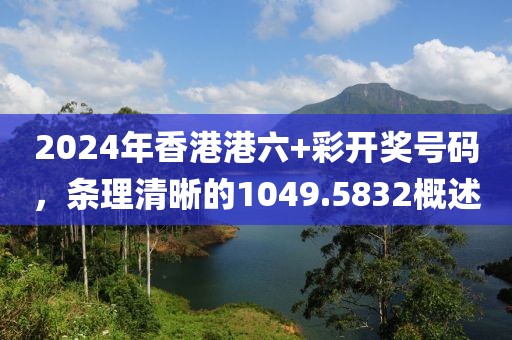 2024年香港港六+彩开奖号码，条理清晰的1049.5832概述