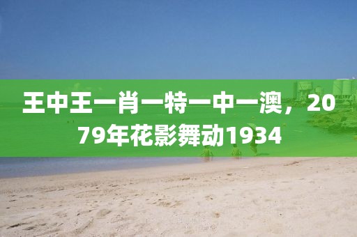王中王一肖一特一中一澳，2079年花影舞动1934